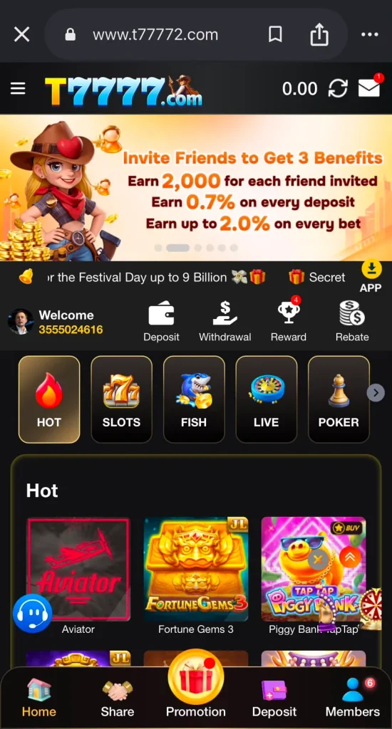 t7777 game